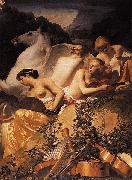 Caesar van Everdingen Four Muses and Pegasus on Parnassus Germany oil painting artist